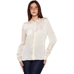 Langarmshirt met logo voor dames Guess Marthe