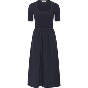 Soaked in Luxury - SLSimone Phoebe Dress SS - Midi-jurk - Blauw - Katoen
