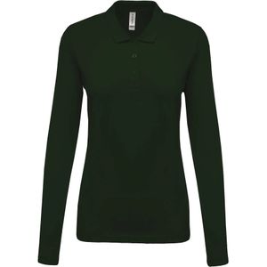 Polo dames met lange mouwen Kariban Piqué