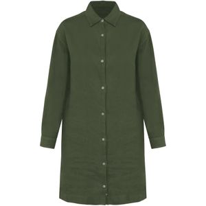 Damesjurk met linnen overhemd Spasso