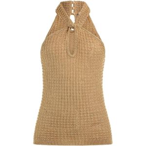 Guess - Keyhole Ella - Tanktop - Viskose - Zonder Mouwen - Lurex Stof