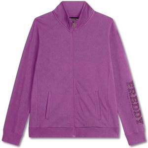 Dames sweatshirt met rits en col opstaand met logo Freddy