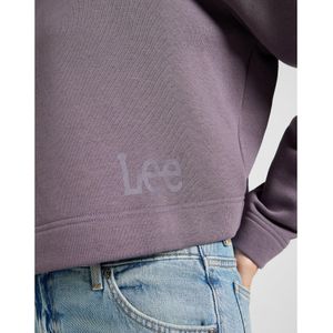 Lee - Cropped Hoodie - Dusty Purple - Relaxed Pasvorm - Lange Mouwen