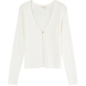 Cardigan - V-hals - Zwart - Viscose/Polyester