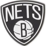 Crocs - Jibbitz NBA Brooklyn Nets 1 - Zwart - Schoenaccessoire