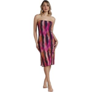 Zand kleurige bustier jurk voor dames Admas