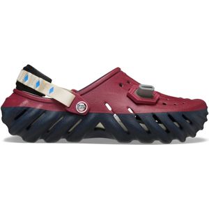 Crocs - Demon Slayer Giyu Echo - Klompen - Bordeaux - Geometrisch Groen Patroon