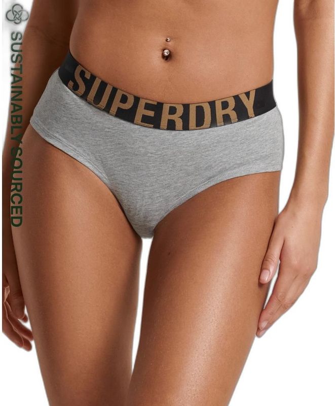 Katoenen zwembroekjes voor dames Superdry Large logo