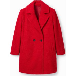 Desigual Boucle Jas Rood