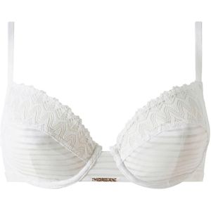 Morgan - Célia - Damesmandbeha - Gestreepte Jacquard Microvezel - Dubbele Cups