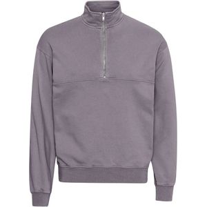 Sweatshirt 1/4 rits Colorful Standard Organic purple haze