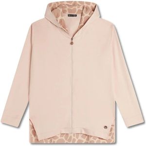 Vrouwen hooded full zip vest van viscose Freddy Sunday