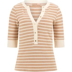 Gestreept dames-T-shirt Guess Serafino