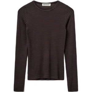 Gestreept dames-T-shirt met lange mouwen Sofie Schnoor Petriciasw