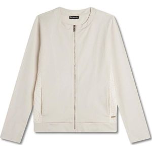 Dames sweatshirt met volledige rits en borduring Freddy