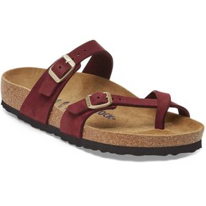 Vrouwenslippers Birkenstock Mayari Soft Footbed Nubuck Leather