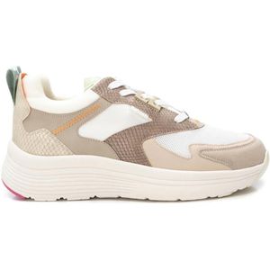 REFRESH 171840 Trainer - BEIGE - Damestrainer - Imitatieleer en Textiel - Veganistisch