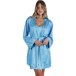 Dames lange mouwen dottenjas Admas Classic