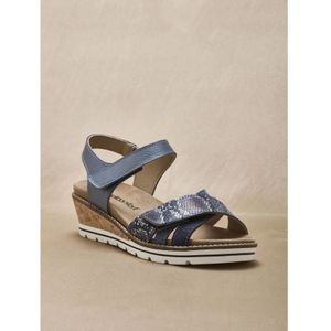 Dames instap sandalen met dubbele klittenbandsluiting Pédiconfort