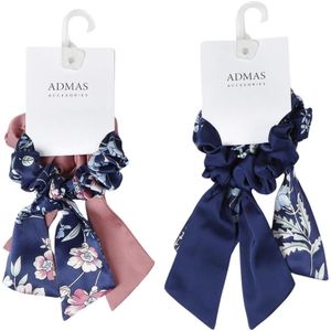 Dames haarelastiekjes met stippen Admas Paradise (x12)