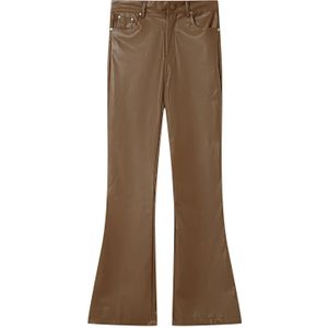 Sixth June - Damesbroek - Leren Effect - Hoge Taille - Bootcut