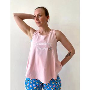 Damestanktop Les Poulettes Fitness Swimming Poule