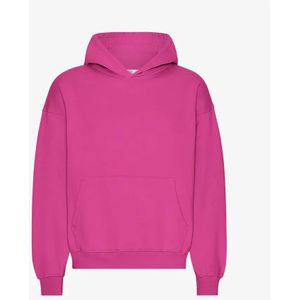 Oversized sweatshirt met capuchon Colorful Standard Magenta Blaze