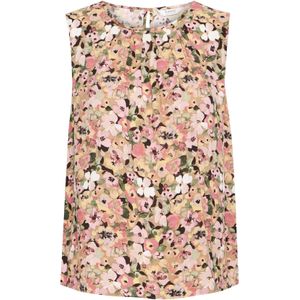 b.young - Bymmjoella Top 2 - Mouwloze Blouse - Stippenpatroon