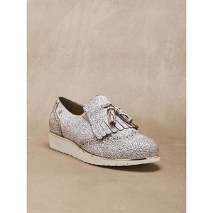 Dames instappers met elastische zijkanten en pompons Pédiconfort