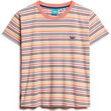 Superdry - ESSENTIAL - T-shirt - Oranje - Slanke Pasvorm - Kwartmouw