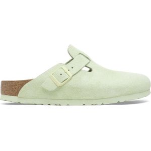 Birkenstock - Boston - Sandalen - Groen - Synthetisch - Verstelbare Band