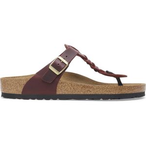 BIRKENSTOCK - Gizeh - Teenslipper - Geolied Leer - Anatomisch Voetbed