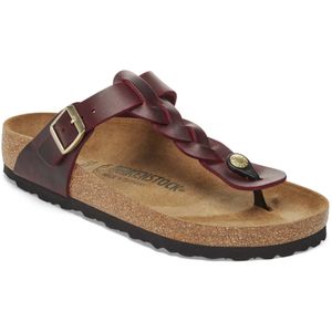 BIRKENSTOCK - Gizeh - Teenslipper - Geolied Leer - Anatomisch Voetbed