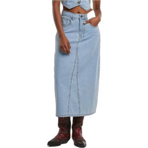 Urban Classics - Soft Midi - Spijkerrok - Dames