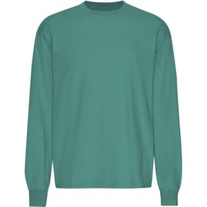 T-shirt met oversized lange mouwen Colorful Standard Organic Pine Green