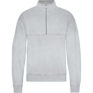 1/4 rits sweater Colorful Standard Organic Faded Grey