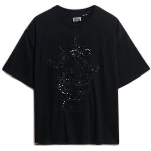 Oversized t-shirt met tattoo-effect voor dames Superdry