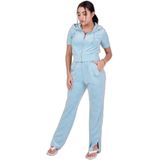 Project X Paris - Fluwelen Broek - Perzikhuid - 100% Polyester