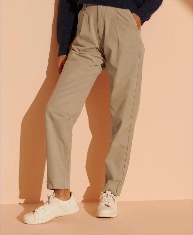 Superdry - Chino Damesbroek - Geplooid