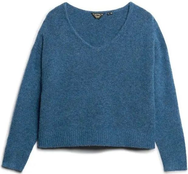 Superdry - Oversized Trui met V-hals - Dames - Sweaters