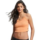 Superdry - Geribbelde Tanktop - Met Kanten Randje