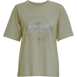 Dames-T-shirt Pulz Jeans Dragonfly