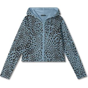 Dames hoodie sweatvest van French Terry met volledige rits Freddy