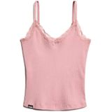 Superdry - Essential - Korte Top - Met Kanten Rand - Dames