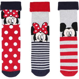 Dames antislip sokken Disney Mickey & Minnie (x12)