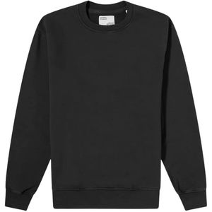 Sweatshirt ronde hals Colorful Standard Classic Organic deep black