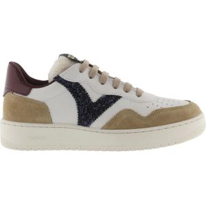 Schoenen met gescheurde lederen look en glitters voor dames Victoria Madrid