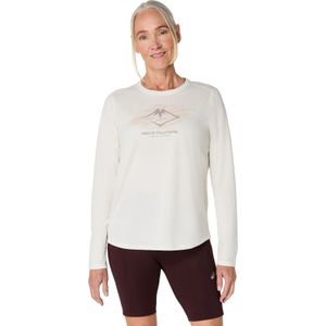 Langarm T-shirt met logo voor vrouwen Asics Fujitrail