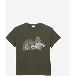 Dames-T-shirt met opdruk Aigle