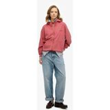 Essential - Oversized Raglan Zip Hoodie - Groen - 100% Katoen